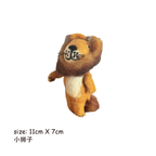 Little Lion & Flying Donkey Wool Felt Keychain