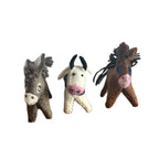 Cow, Horse & Donkey Wool Felt Ornament