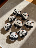 Panda Wool Felt Brooch