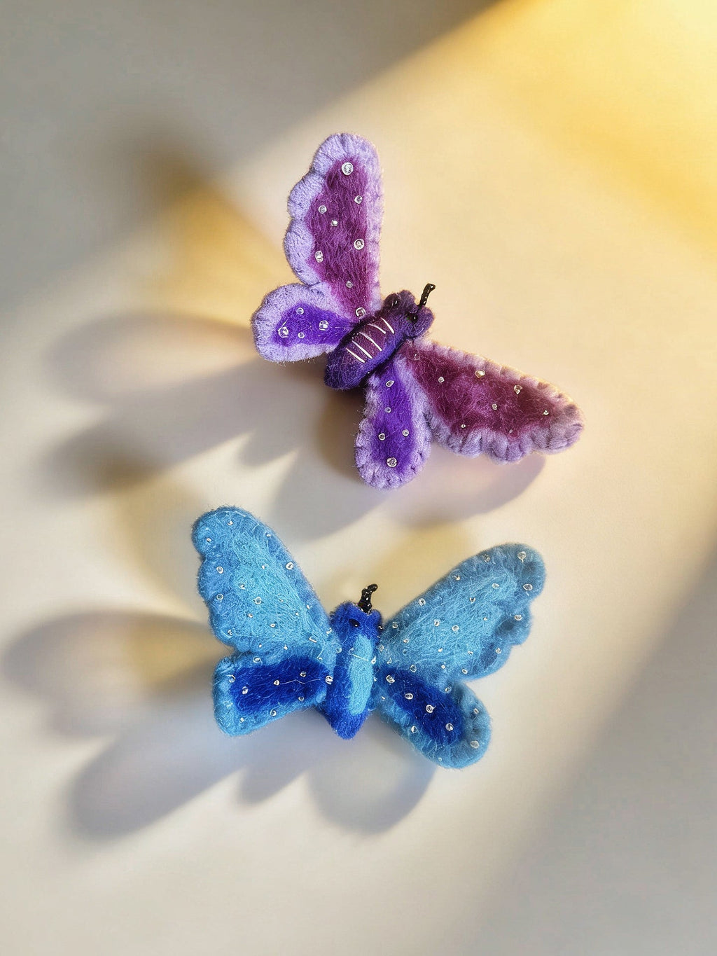 Butterfly Wool Felt Brooch