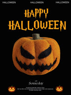 Halloween Pumpkin Wool Felt Ornament