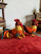 Rooster Wool Felt Ornament