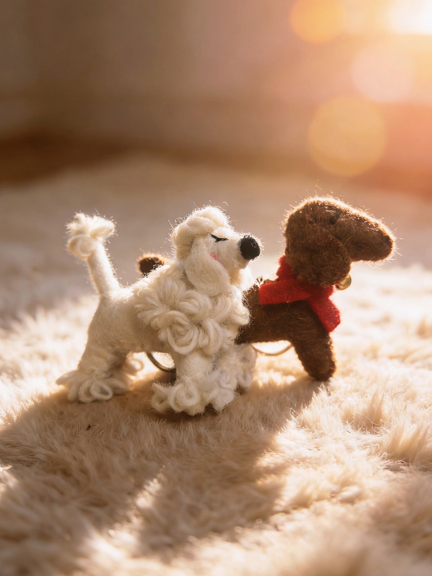 Animal Series Wool Felt Keychain