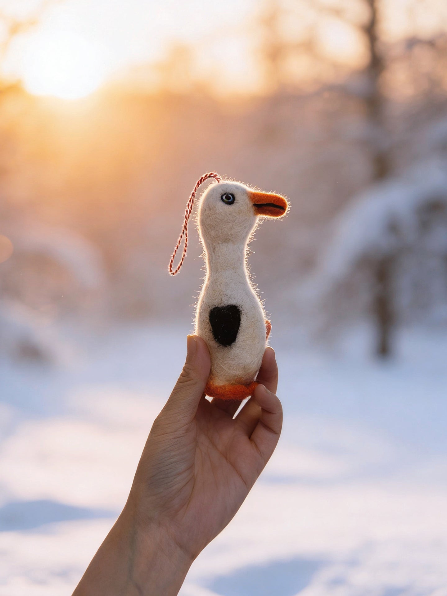 Ocean Series Penguin Wool Felt Ornament