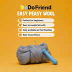 Happy Snowman Needle Felting Kit - Love & Joy Design, Perfect for Beginners